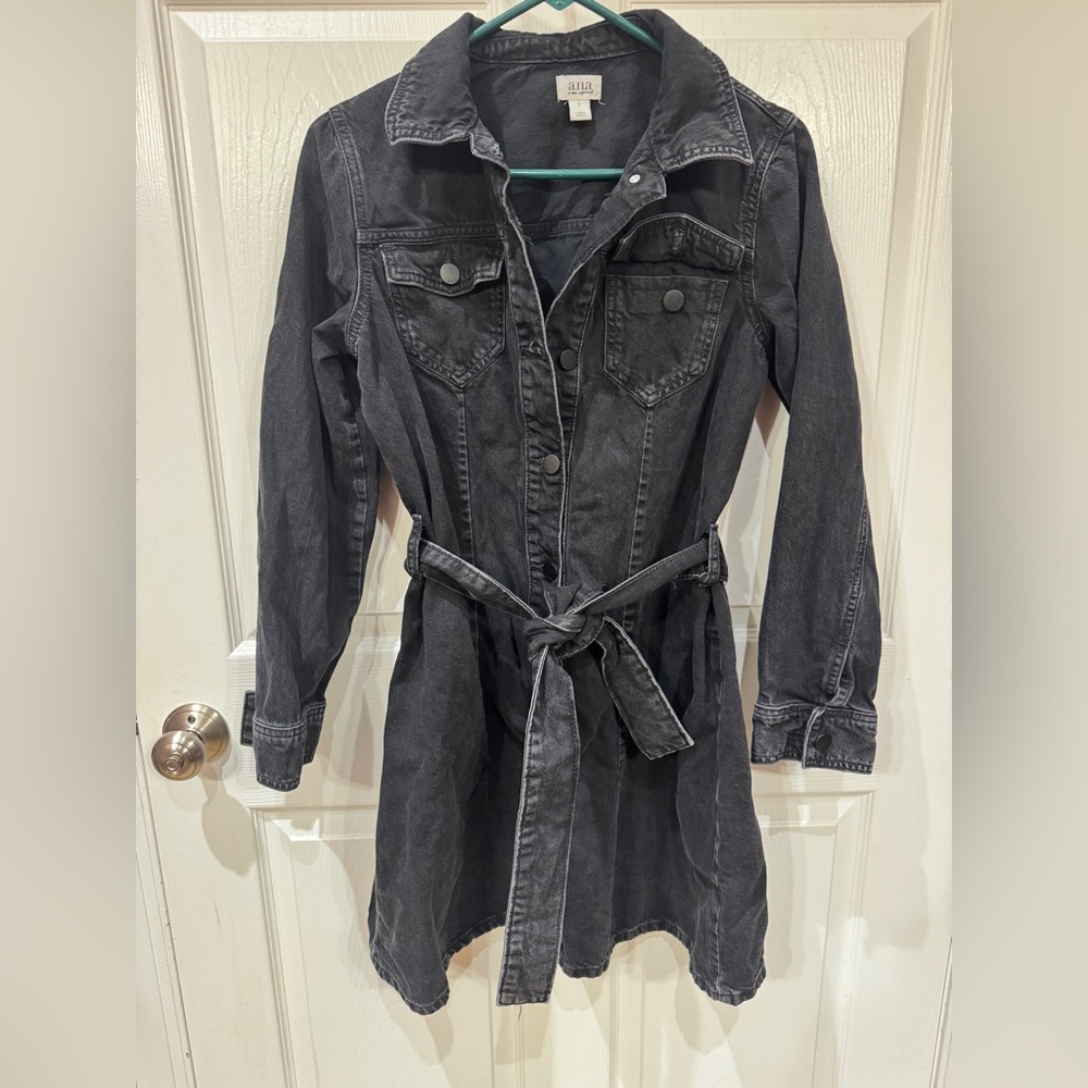 Black Jean dress by a.n.a. Worn 1 time